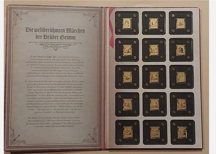 Wereld. Gold bar Feingoldbarren - Grimm´s Märchen - 15 x, Postzegels en Munten, Munten | Europa | Niet-Euromunten