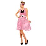 Roze pin-up jurk, Verzenden, Nieuw, Feestartikel