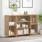 vidaXL Dressoir artisanaal eikenkleurig 120 x 30 x 75 cm, Huis en Inrichting, Kasten | Dressoirs, Verzenden, Nieuw, Overige houtsoorten