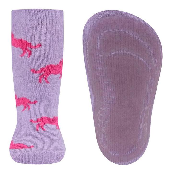 Antislipsokken Ewers - Lilapaars met Roze Paarden - Elastisc, Kinderen en Baby's, Kinderkleding | Schoenen en Sokken, Meisje, Nieuw