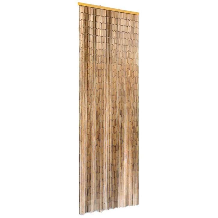Vliegengordijn Bamboe 56x185 | Retourdeal | Decoratief &..., Doe-het-zelf en Verbouw, Deuren en Horren, Nieuw, Hout, Hordeur, Minder dan 200 cm