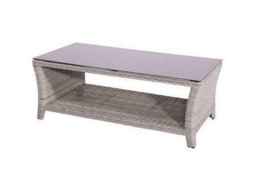 Lesli Loungetafel Soho Brick rechthoek met easystone blad, Tuin en Terras, Tuinsets en Loungesets, Nieuw, Overige materialen