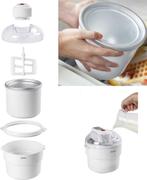 DOMO DO2309I IJsmachine met vrieskom - Voor 1 liter roomijs, Ophalen of Verzenden, Zo goed als nieuw