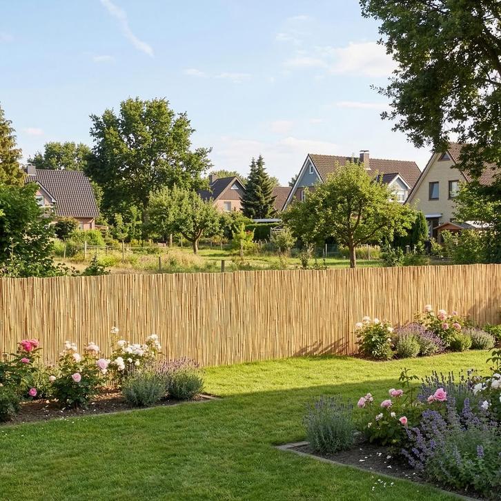 Rietmat Abbateggio 120x600 cm naturel casa.pro, Tuin en Terras, Tuinschermen, Verzenden