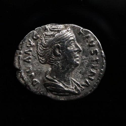 Romeinse Rijk. Faustina I († 140/1 n.Chr.). Denarius Rome, Postzegels en Munten, Munten | Europa | Niet-Euromunten