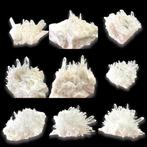 Verzameling van 10 hyalienkwartsen, Zwitserland Kristal- 700, Verzamelen, Mineralen en Fossielen