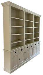 Boekenkast signaalwit Brummen 260 x 240cm, Huis en Inrichting, Ophalen of Verzenden, Nieuw