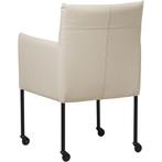Leren eetkamerstoel Desire - Toledo Misty (crème) - Poten, Huis en Inrichting, Leren eetkamerstoel Desire - Toledo Misty (crème) - Poten staal rond zwart past perfect in uw interieur als u woonstijl: Bohemian, Industrieel, Modern, Scandinavisch is.