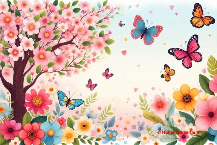 Postcrossing kaarten Nederland, lente met korting, Verzamelen, Ansichtkaarten | Nederland, Ongelopen, Verzenden