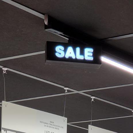 LED-Sign &quot;SALE&quot;, Zakelijke goederen, Kantoor en Winkelinrichting | Winkel en Inventaris, Ophalen of Verzenden