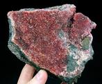 Rhodochrosiet (multigenerationeel) op mangaanoxide