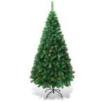 COSTWAY Kerstboom met Metalen Standaard Kunstkerstboom PVC N, Verzenden, Zo goed als nieuw
