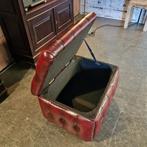Boxstool - Antiek rood, Nieuw, Overige materialen