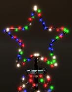Kerstboom vlaggenmast 300cm LED Multicolor – IP44 – 8 Mo, Ophalen of Verzenden, Nieuw