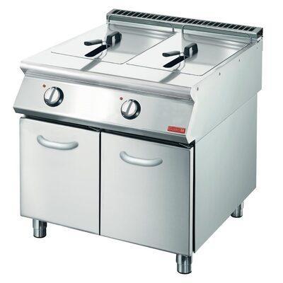Gastro M elektrische friteuse 2x 10L 70/80 FRE, Zakelijke goederen, Horeca | Keukenapparatuur, Nieuw in verpakking, Verzenden