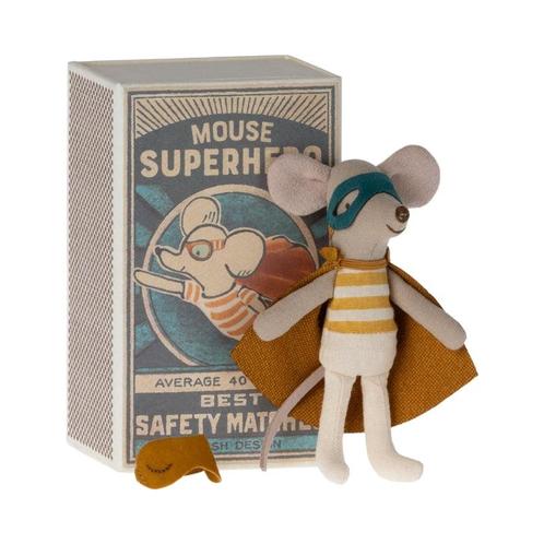 Maileg - Superheld muis in luciferdoosje - Kleine broer, Kinderen en Baby's, Speelgoed | Overig