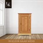 Landelijke klassieke kast, eendeurs, legkast, linnenkast