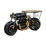 Industriële Motor Side Table | Bartafel - met wijnrek, Huis en Inrichting, Ophalen of Verzenden, Nieuw