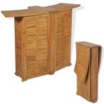 Bartafel Massief Teak Inklapbaar - OP=OP - Parasolgat!, Ophalen of Verzenden, Nieuw