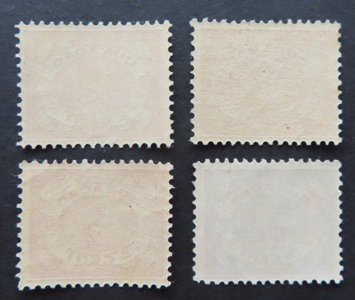 Curaçao 1904 - Cijferzegels - Postfris met attest, Postzegels en Munten, Postzegels | Nederland