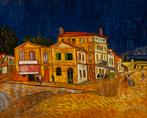 Van Gogh Het Gele Huis | 72x91,5 | Rolcanvas, Ophalen of Verzenden, Nieuw