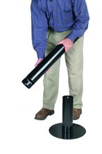 Rubbermaid Smokers’ Pole | Aluminium Rookzuil | Zwart | Ø102, Ophalen of Verzenden