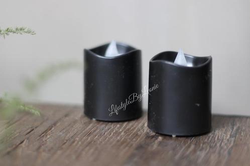 LED waxinelichtje Black, Huis en Inrichting, Woonaccessoires | Kandelaars en Kaarsen, Nieuw, Ophalen of Verzenden