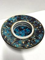 ST Dupont by Limoges porcelain - Asbak - Blue and gold -, Nieuw