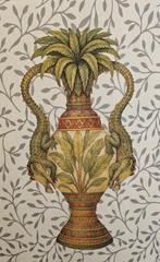 Limited edition! XXL TESSUTO Vazen Paradijs met krokodillen