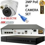 Hikvision PoE set 1 tot 4 ip camera met Exir nachtzicht, Verzenden, Nieuw