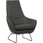 Leren fauteuil Trust - Toledo Antracite (donkergrijs), Huis en Inrichting, Fauteuils, Nieuw, Ophalen of Verzenden, 75 tot 100 cm