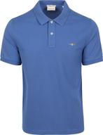 Gant Shield Piqué Poloshirt Kobaltblauw maat XXL Heren, Kleding | Heren, Polo's, Nieuw, Overige maten, Gant, Verzenden