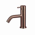 Wastafelkraan Qisani Flow Laag Geborsteld Copper, Doe-het-zelf en Verbouw, Sanitair, Ophalen of Verzenden, Nieuw, Kraan