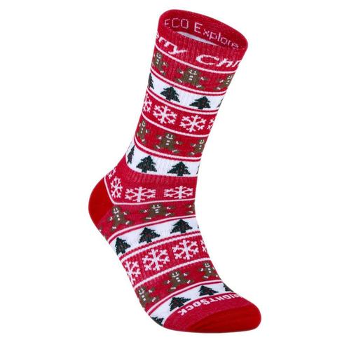 Wrightsock Eco Explore Crew  Rood - 41-45, Sport en Fitness, Bergsport en Wandelen, Kleding, Nieuw, Verzenden