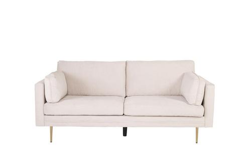 3-Zitsbank - Knut -  Beige - Rib - Jörn, Huis en Inrichting, Banken | Bankstellen, Nieuw, Verzenden