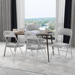 Klapstoelen - Vouwstoelen - Set van 4 - Eettafelstoelen - Gr, Verzenden, Zo goed als nieuw