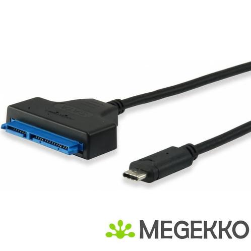 Equip 133456 USB Type C SATA Zwart, Computers en Software, Harde schijven, Nieuw, Verzenden