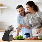 2dekans | KitchenBrothers Messenset - Messenblok - 16-Delig, Ophalen of Verzenden, Zo goed als nieuw