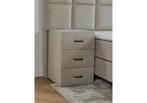 ACTIE! Nachtkastje Kathy  200 Beige, Huis en Inrichting, Slaapkamer | Nachtkastjes, Verzenden, Nieuw