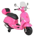 Moni Vespa GTS Super Pink 3-6 jaar Elektrische Scooter BO801, Verzenden, Nieuw, Loopvoertuig