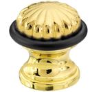Deurstopper Nouveau messing gelakt, Nieuw
