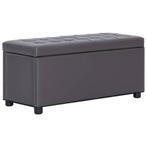 Opberghocker/Salontafel Grijs - OP=OP - Slimme Deal!, Minder dan 50 cm, Nieuw, Rechthoekig, 75 tot 100 cm