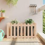 vidaXL Plantenbak verhoogd met hekontwerp 100x50x50 cm, Tuin en Terras, 100 cm of meer, Verzenden, Nieuw, Hout