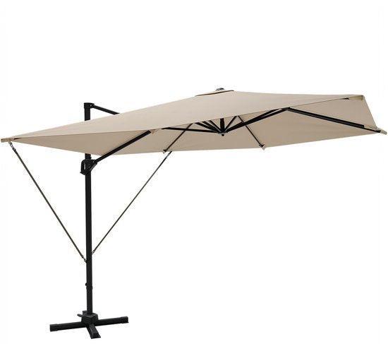 Tweedekans | LifeGoods Parasol - 300x300 cm - Kantelbaar - 7, Tuin en Terras, Zonneschermen, Zo goed als nieuw, Ophalen of Verzenden