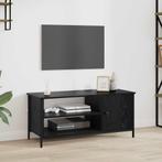 vidaXL TV-kast Zwart eiken 100 x 40 x 45 cm Bewerkt hout, Huis en Inrichting, Kasten | Televisiemeubels, Minder dan 50 cm, Verzenden