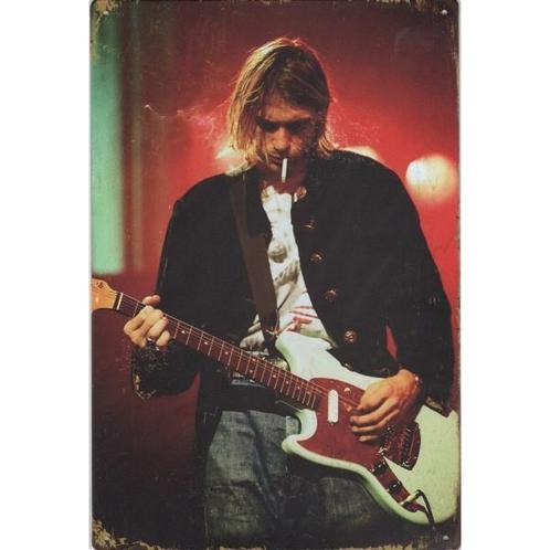 Concert Bord - Kurt Cobain Nirvana, Verzamelen, Muziek, Artiesten en Beroemdheden, Poster, Artwork of Schilderij, Nieuw, Ophalen of Verzenden