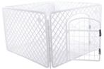 Puppyren - hondenren - opvouwbaar - 90x90x60 cm- wit, Dieren en Toebehoren, Hondenhokken, Ophalen of Verzenden, Nieuw