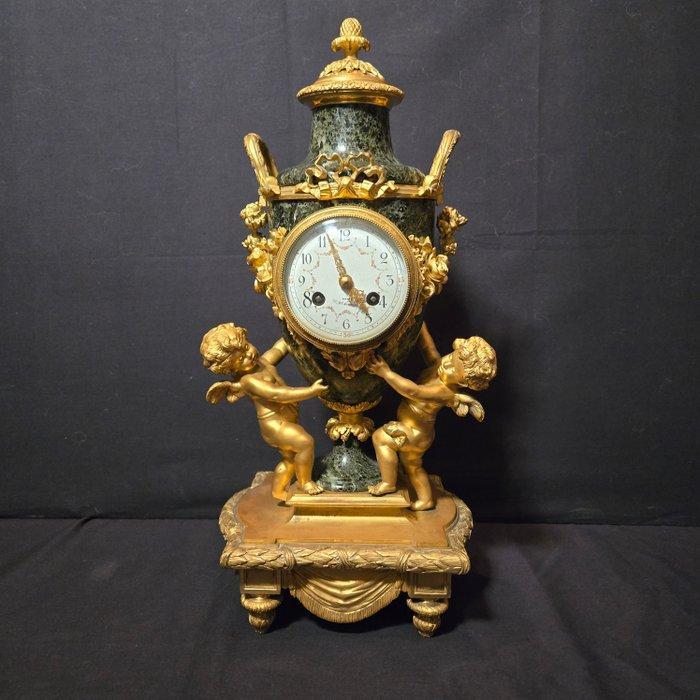 Commode klok Louis XVI - Verguld brons - 1850-1900 - Louis, Antiek en Kunst, Antiek | Klokken