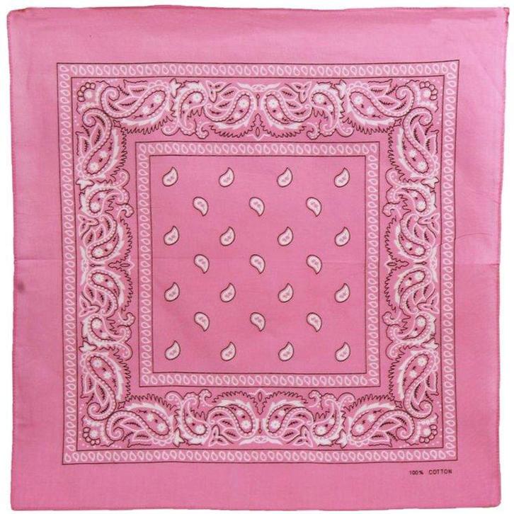 Boerenzakdoek Roze - 54x54cm NIEUW, Kleding | Heren, Hoeden en Petten, Nieuw, Ophalen of Verzenden