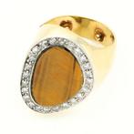 Ring - 18 karaat Geel goud - Diamant, Sieraden, Tassen en Uiterlijk